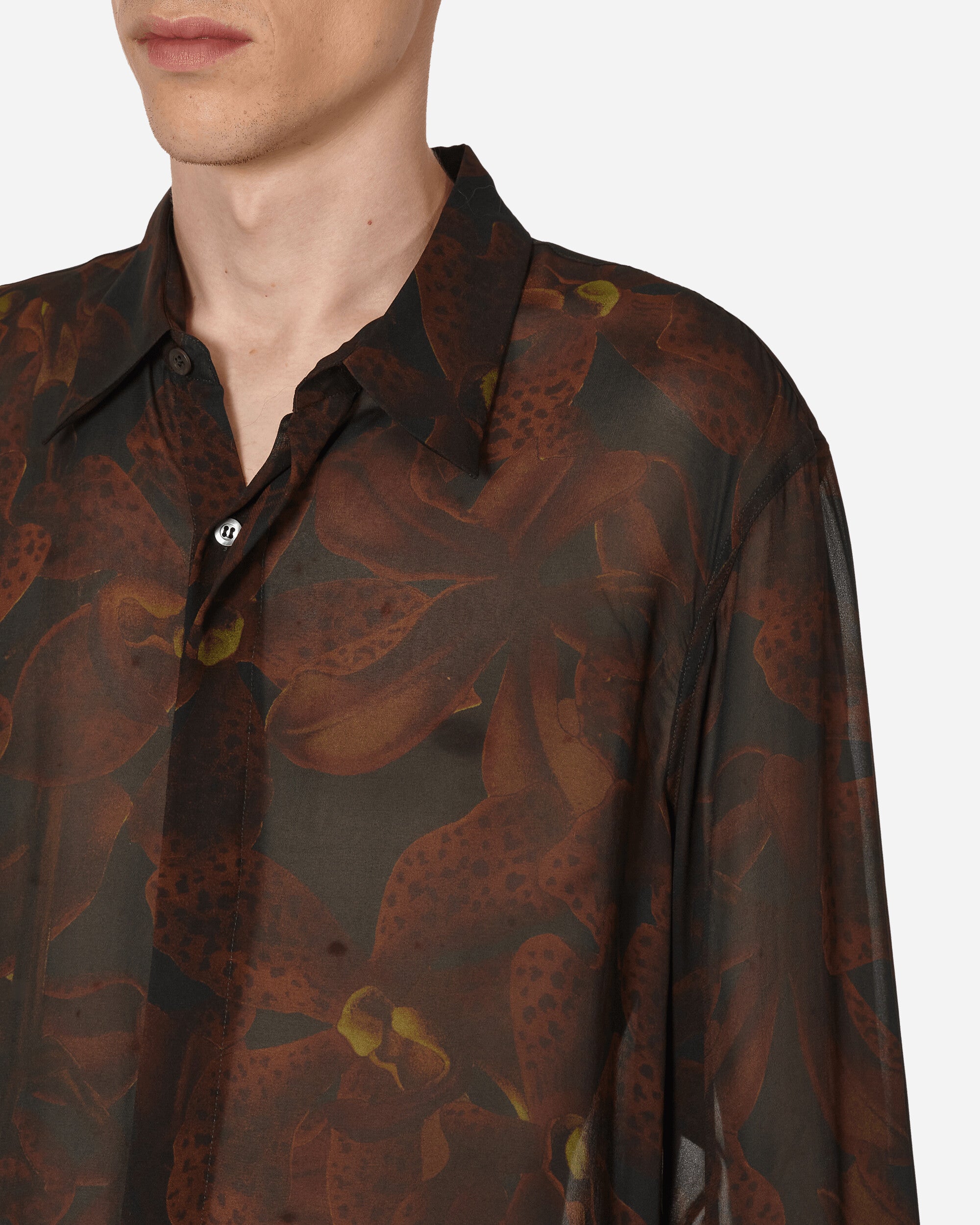 Dries Van Noten Carvie Shirt Black Shirts Longsleeve Shirt 232-020702-7004 900