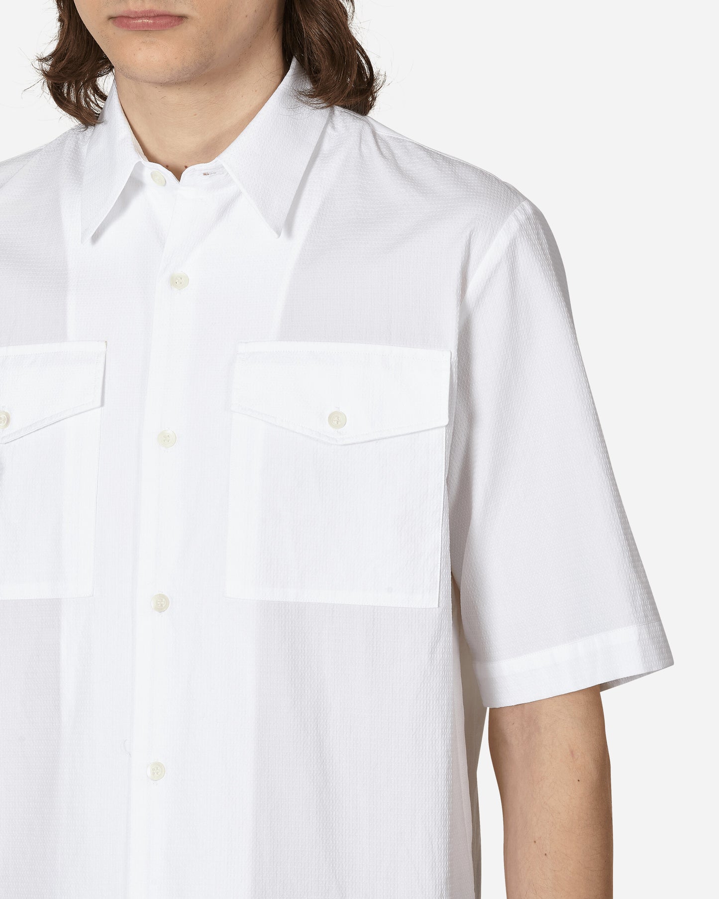 Dries Van Noten Claseni Shortsleeve Shirt White Shirts Shortsleeve Shirt 231-020705-6239 1