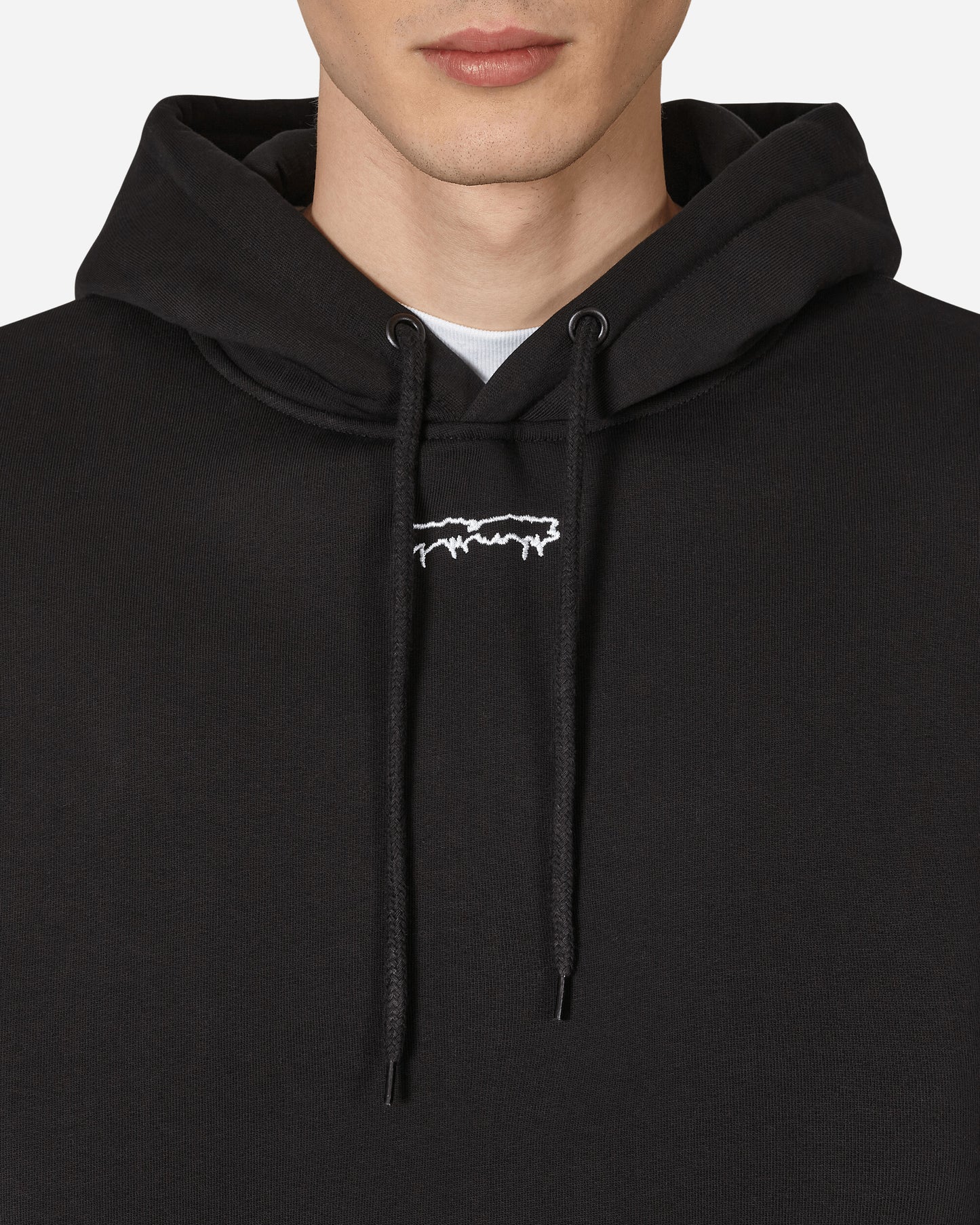 Fucking Awesome Outline Drip Hoodie Black Sweatshirts Hoodies PN4130 001