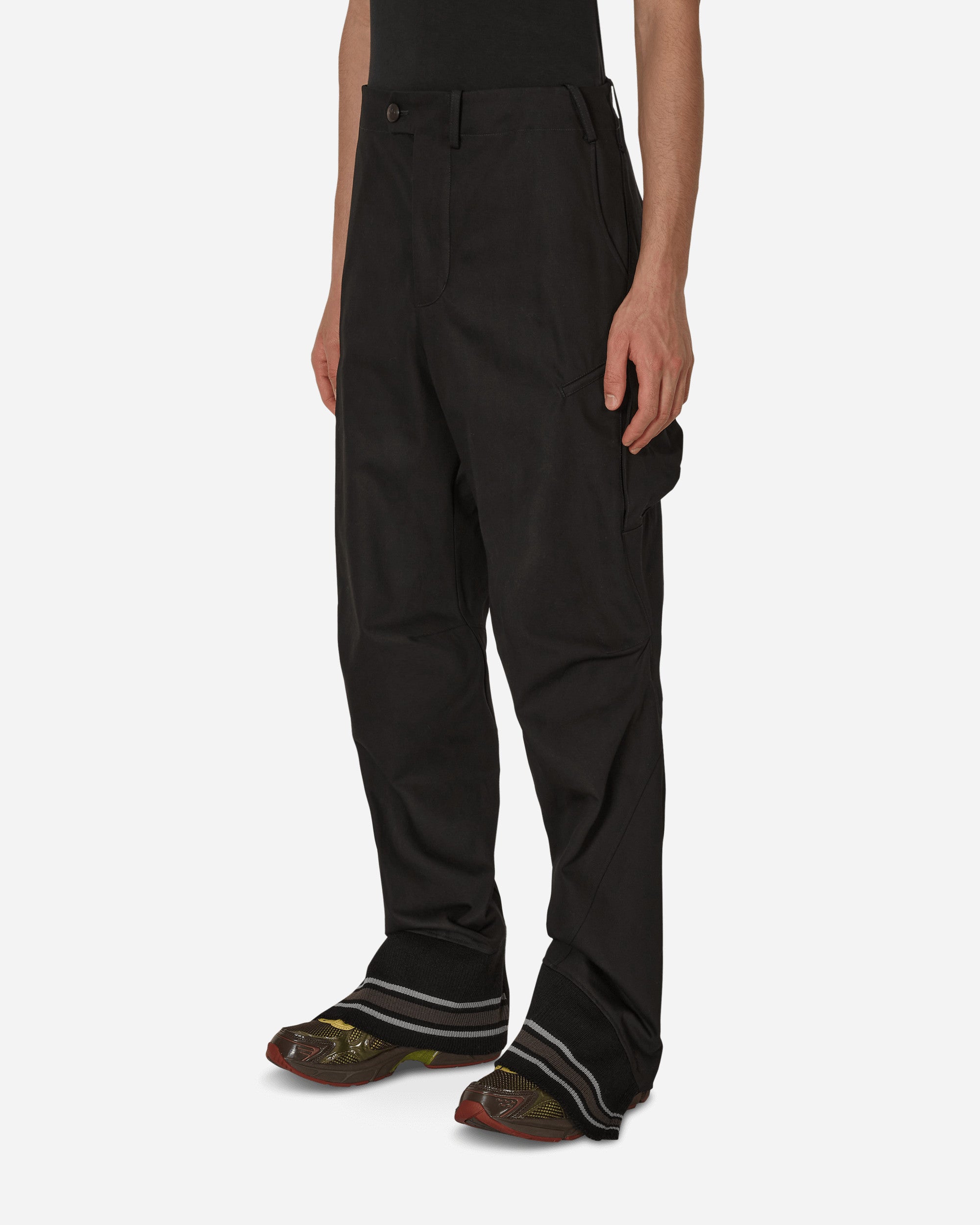 Kiko Kostadinov Valakas Cargo Trousers Jet Black  Pants Trousers KKAW22T02-5  001