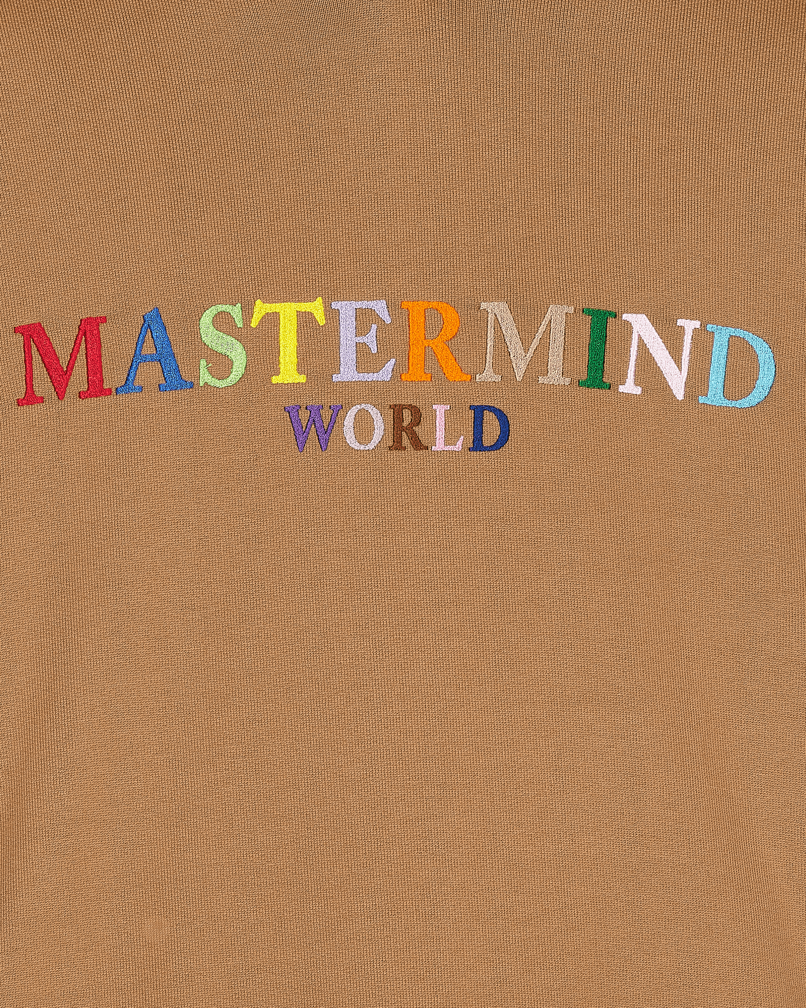 Mastermind World Hoodie Camel Sweatshirts Hoodies MW21S07-SW029-010 003