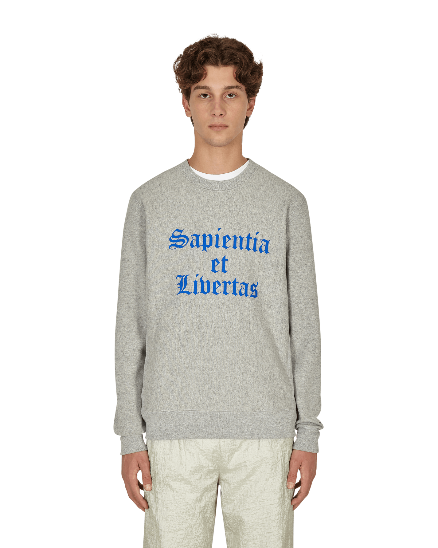 Noah Knowledge Heather Grey Sweatshirts Crewneck SS021FW21 HGY