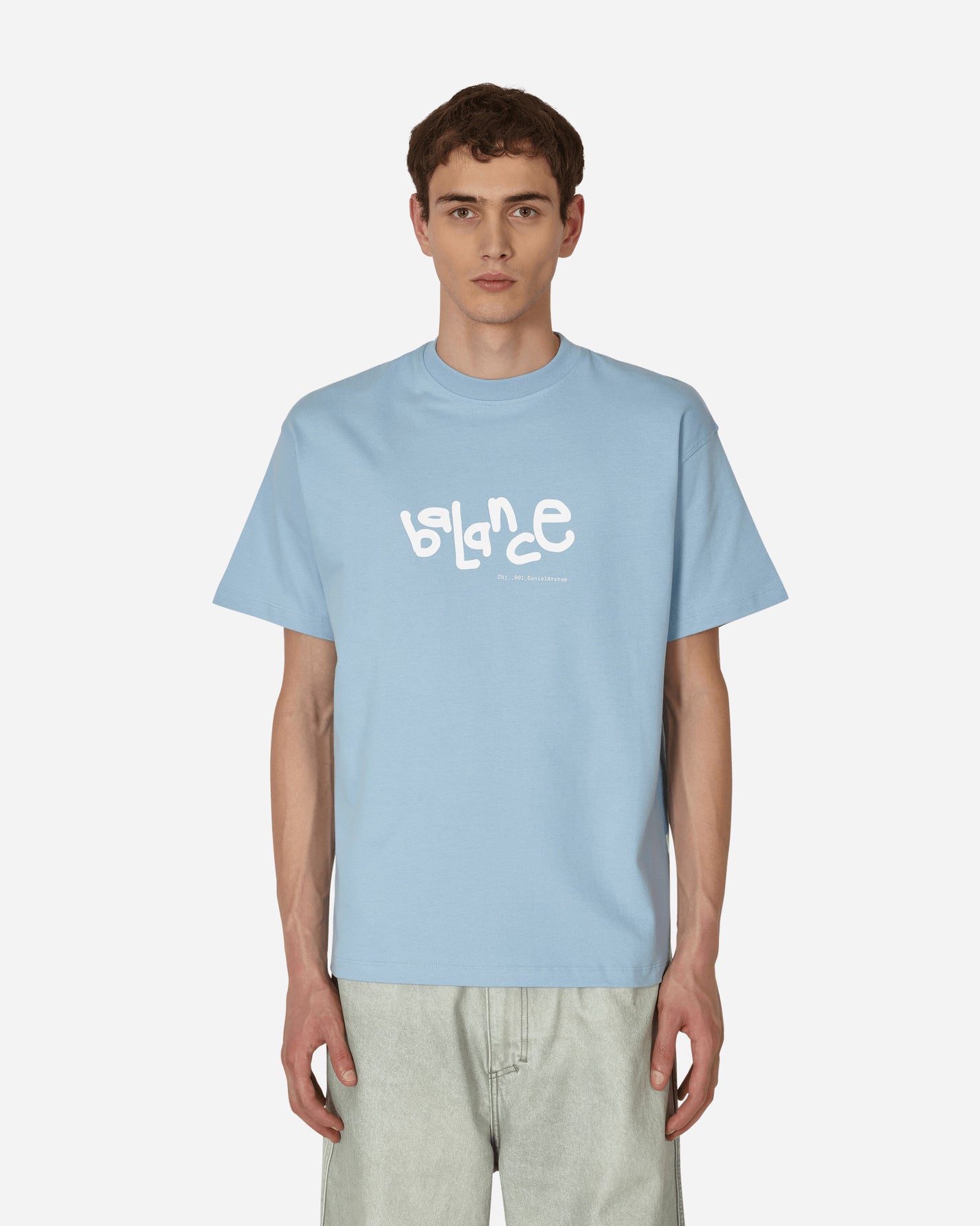 Objects IV Life Objects Iv Life Chapter 1 Balance Print Tee Pop Blue T-Shirts Shortsleeve 001-107-20 POPBLU