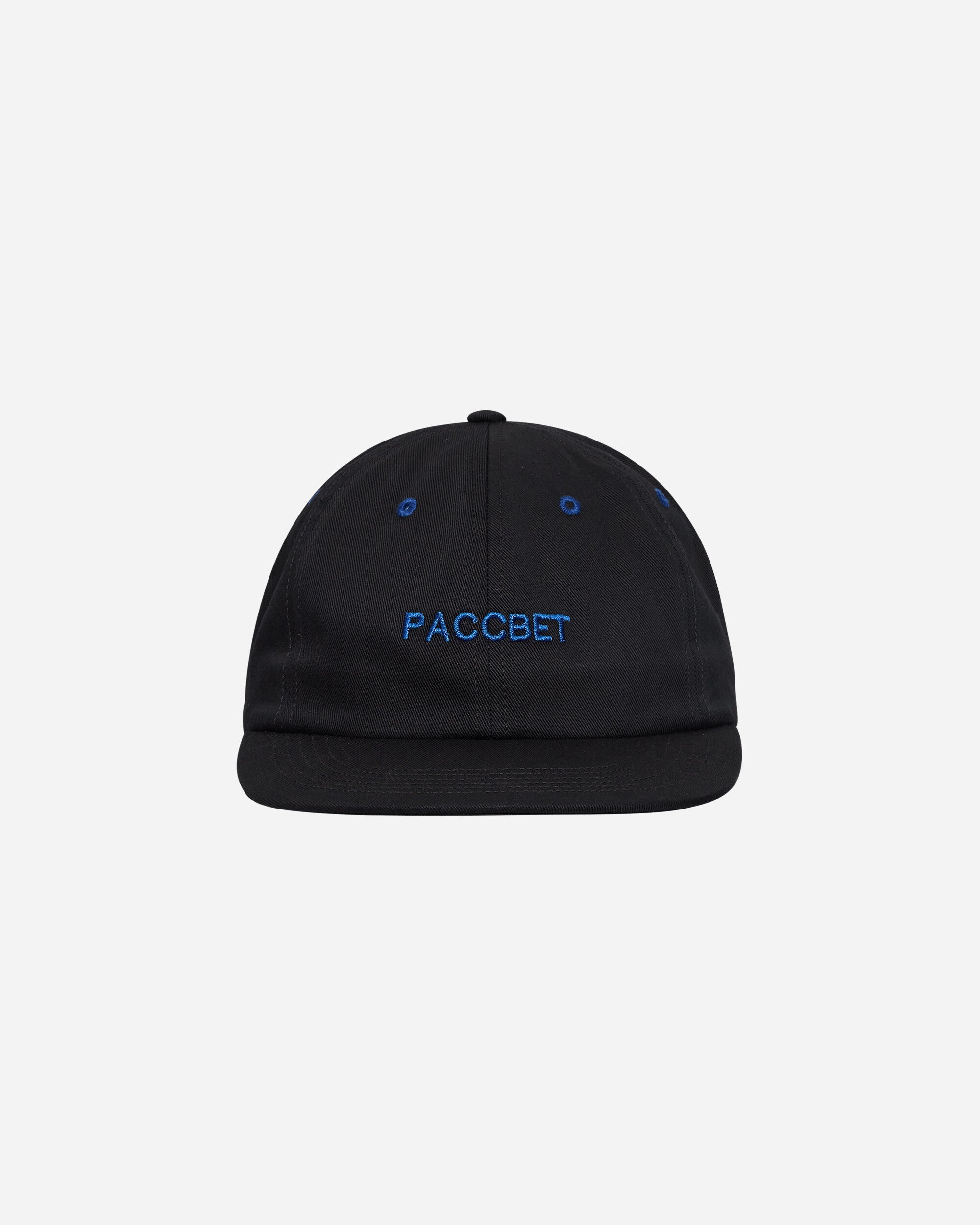 Paccbet Men 6-Panel Paccbet Cap Woven Black Hats Caps PACC12K007 1