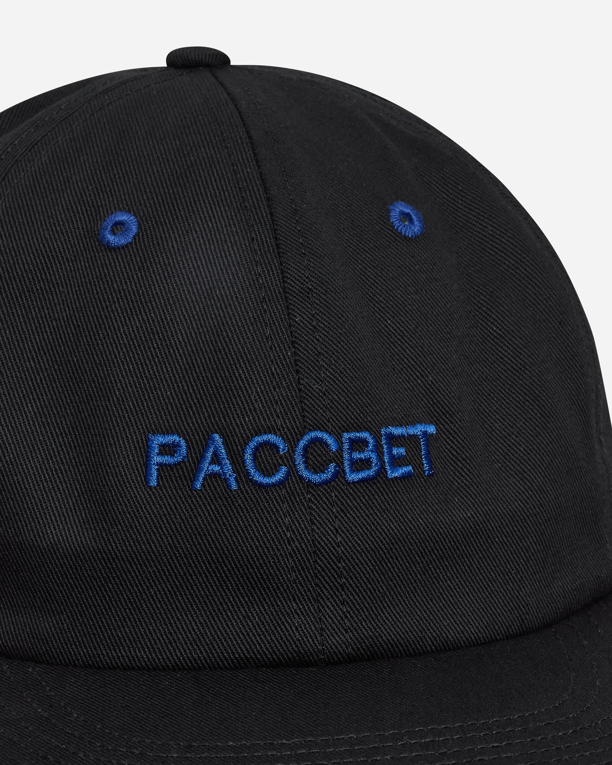 Paccbet Men 6-Panel Paccbet Cap Woven Black Hats Caps PACC12K007 1