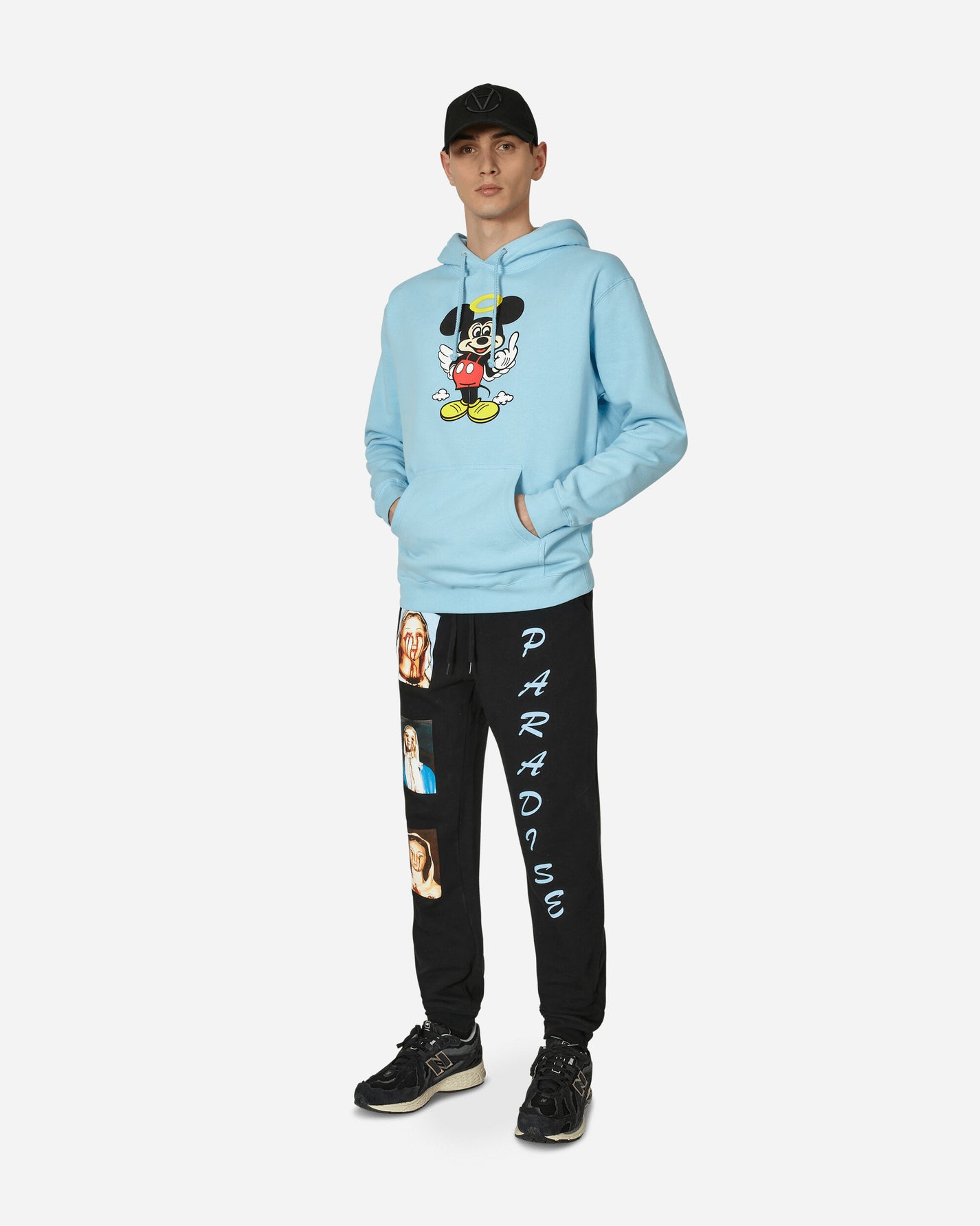 Paradis3 Fuck You Hood Light Blue Sweatshirts Hoodies PAFUCKHOOD 002