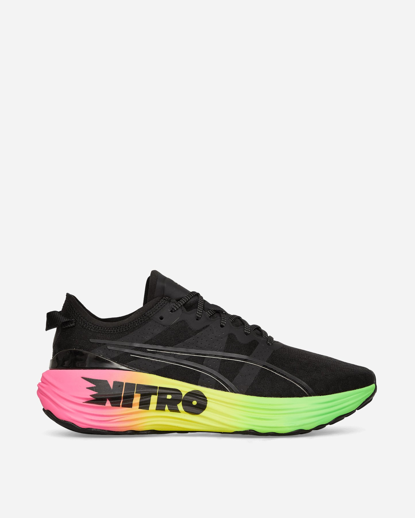 Puma Foreverrun Nitro Fut Black/Green Sneakers Low 380005-01