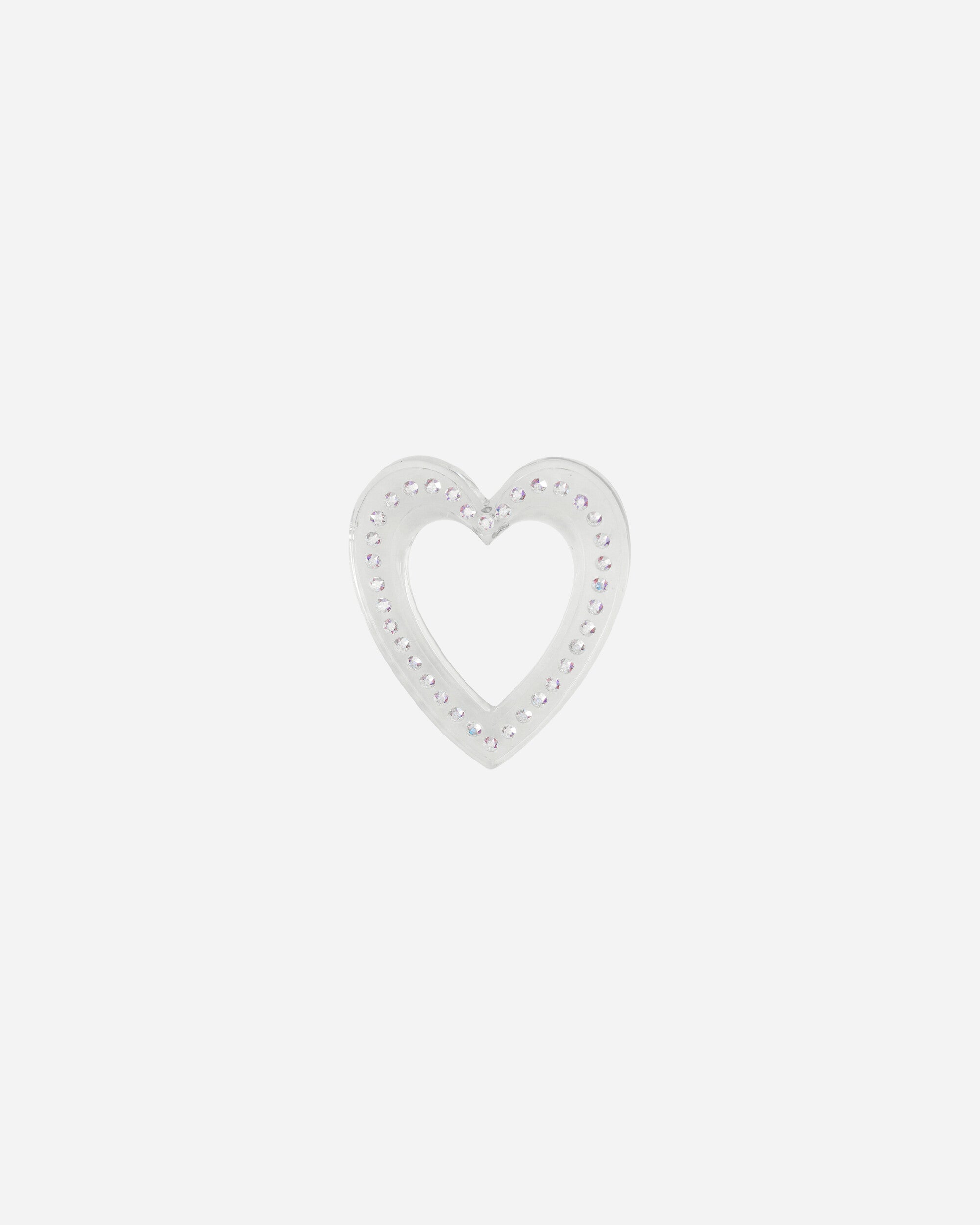 Safsafu Wmns Big Heart Earrings Transparent Jewellery Earrings 1-23-E1 004