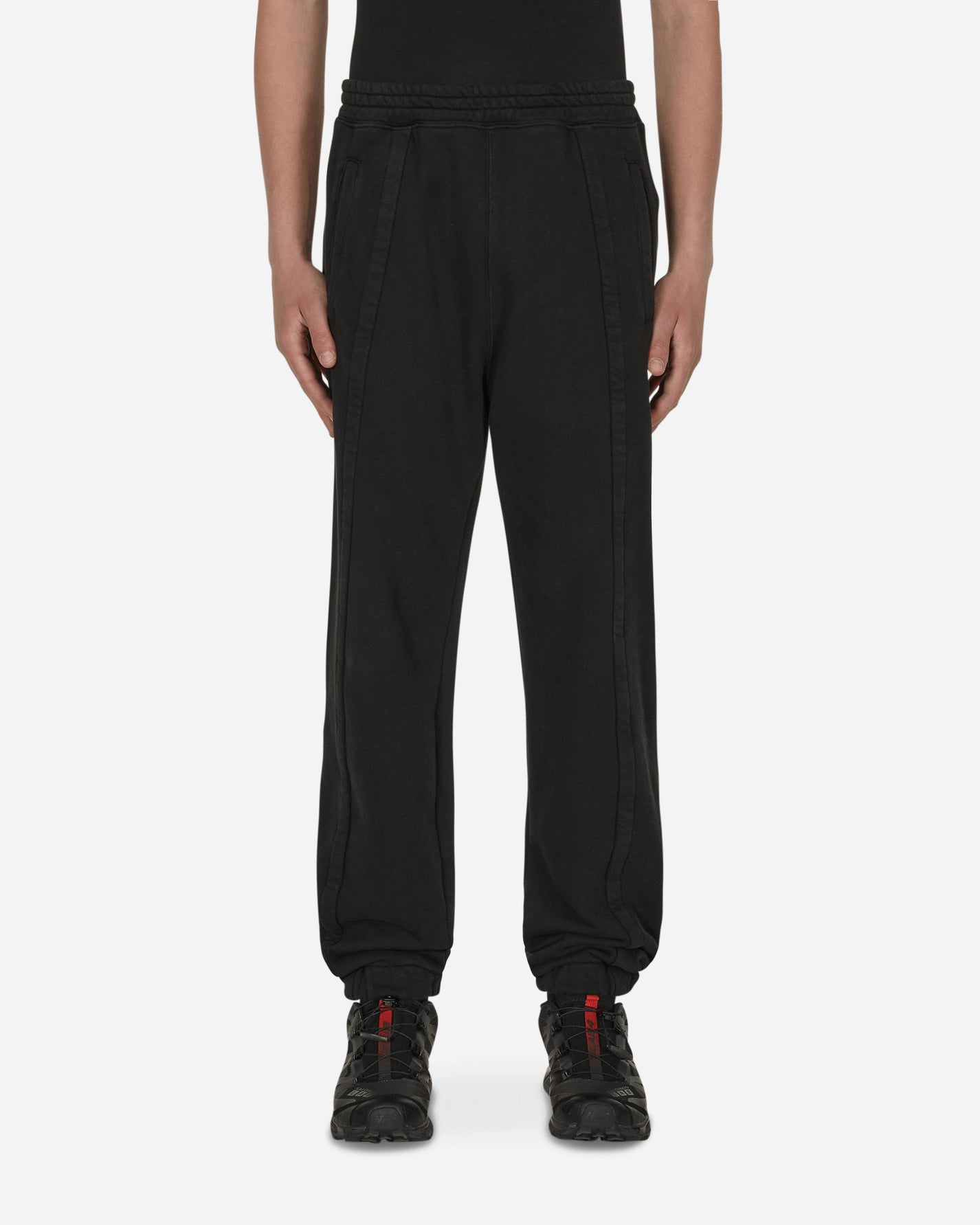 Slam Jam Panel Sweatpant Basic Black Pants Sweatpants SBM0005JY05 BLK0001