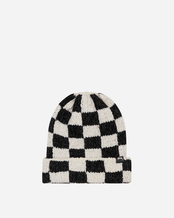 贈り物 Crochet stussy Checkered Black Beanie ニットキャップ