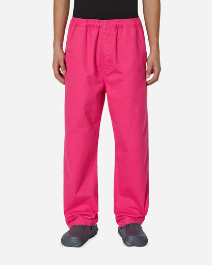 Stussy Brushed Beach Pant Hot Pink Pants Jogger 116553 HOTP