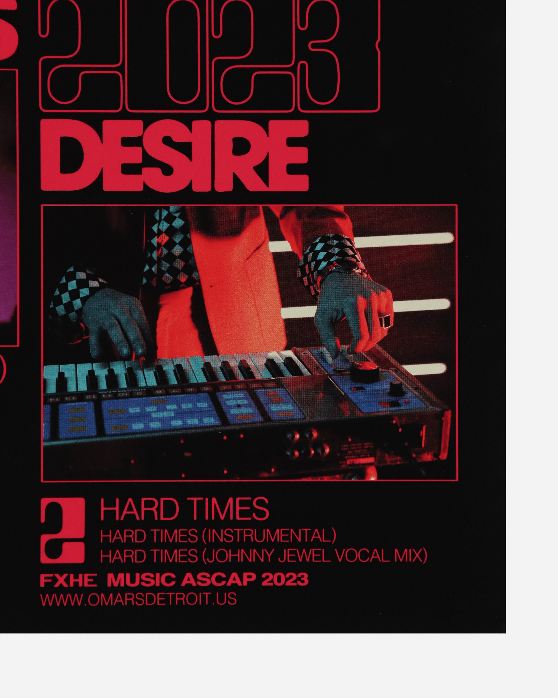 Vinyls Curated by Public Possession Omar-S & Desire - Hard Times Us12" Music Vinyls FXHEOD2 001