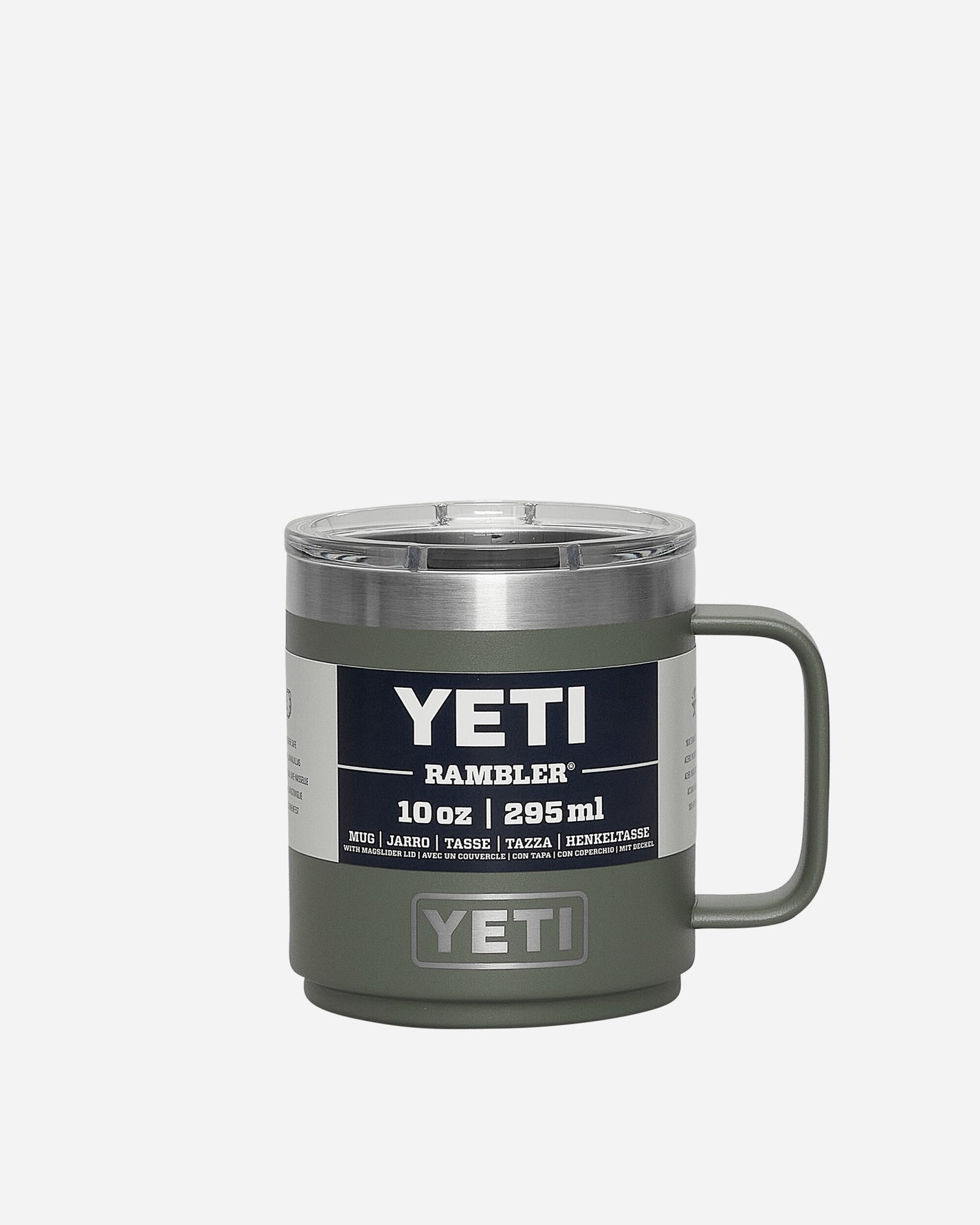 YETI Rambler Mug 10Oz Camp Green Equipment Bottles and Bowls 0314 F23G